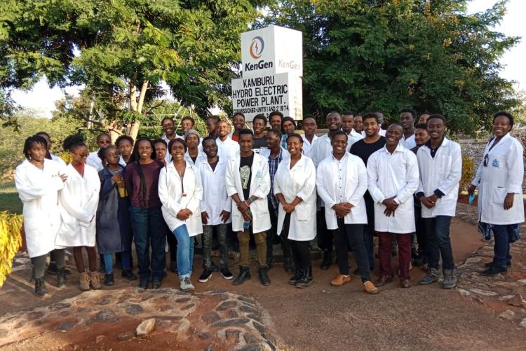 Students industrial visit to Kamburu Hydro-Electric Power Plant