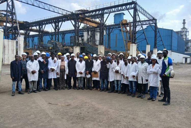 4th term students at the Kenya shipyard